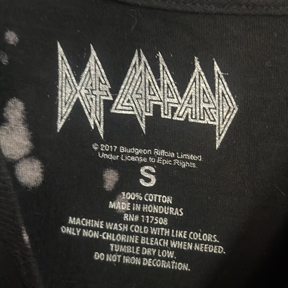 Bludgeon Riffola Limited men official Def Leppard Pyromania tie dye tshirt - Picture 2 of 8